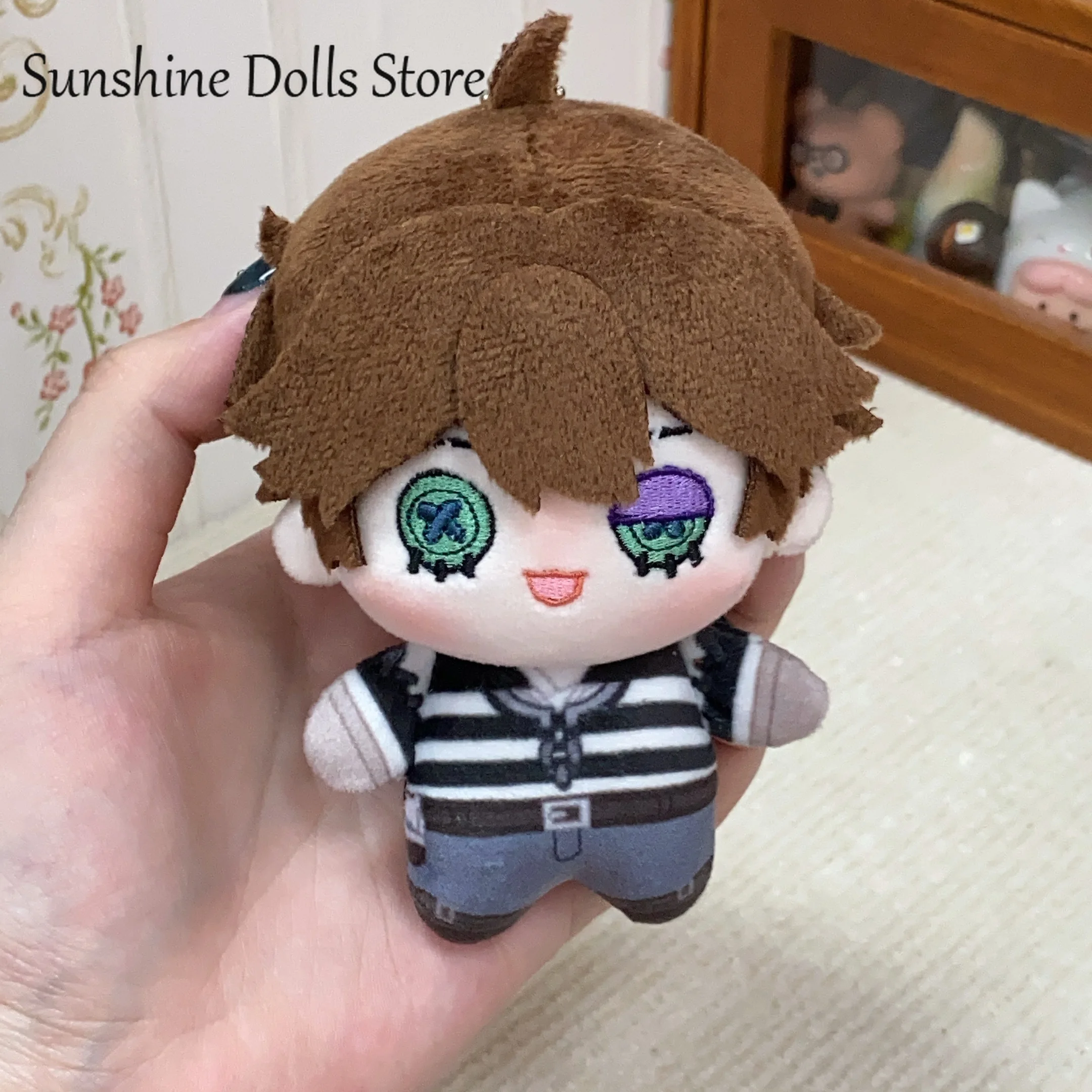 루카 발사 죄수 애니메이션 신원 Ⅴ 10CM 봉제 인형 사랑스러운 소녀 불가사리 바디 펜던트 키 체인 카와이 인형 장난감 크리스마스 선물