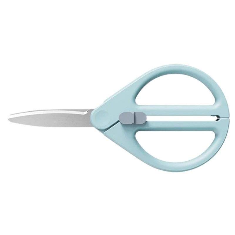 Safe Retractable Scissors with Concealed And Ergonomic Stretchable Grip