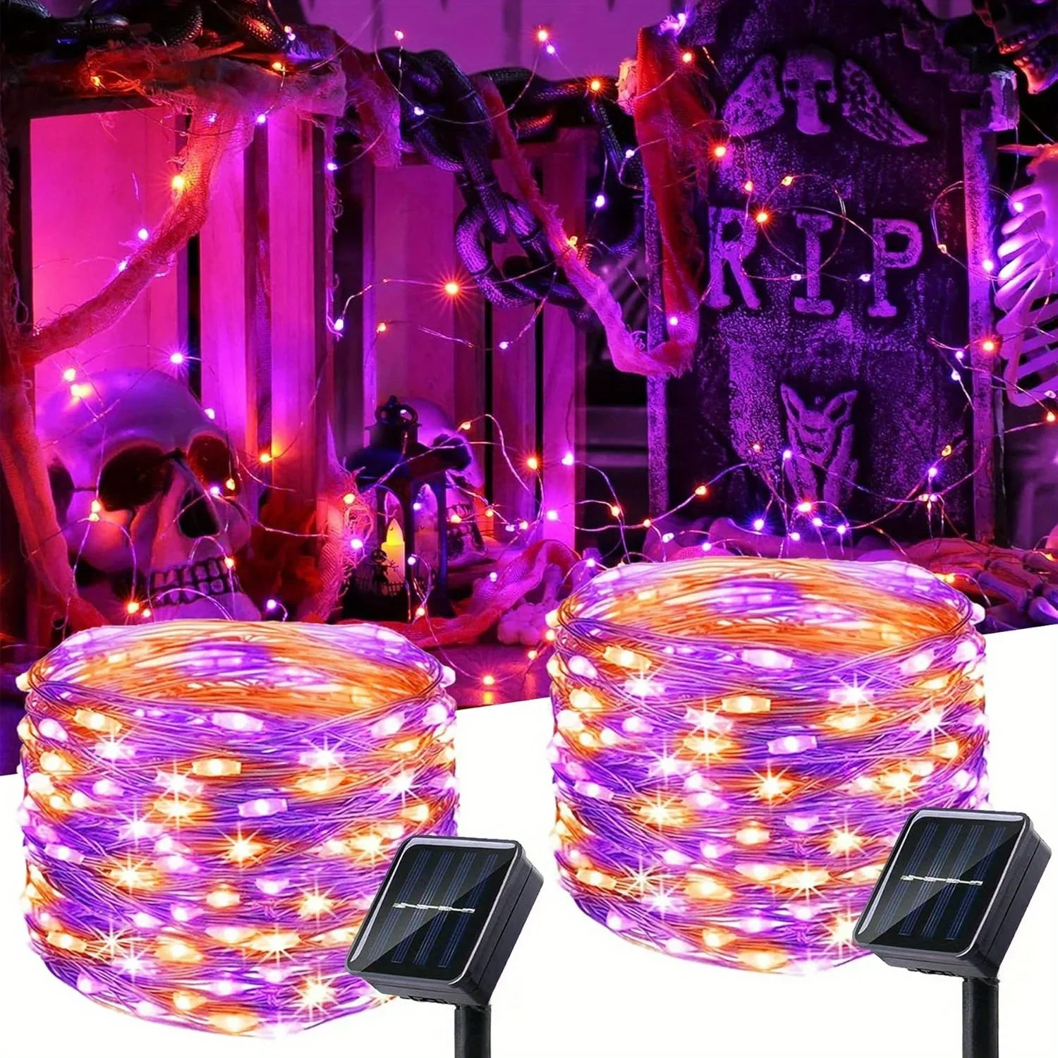 luzes-de-fada-solares-roxas-e-laranjas-com-bateria-interna-de-500mah-a-prova-d'agua-para-decoracao-de-halloween-ao-ar-livre-ideal-para-jardim-patio-gramado-e-festas