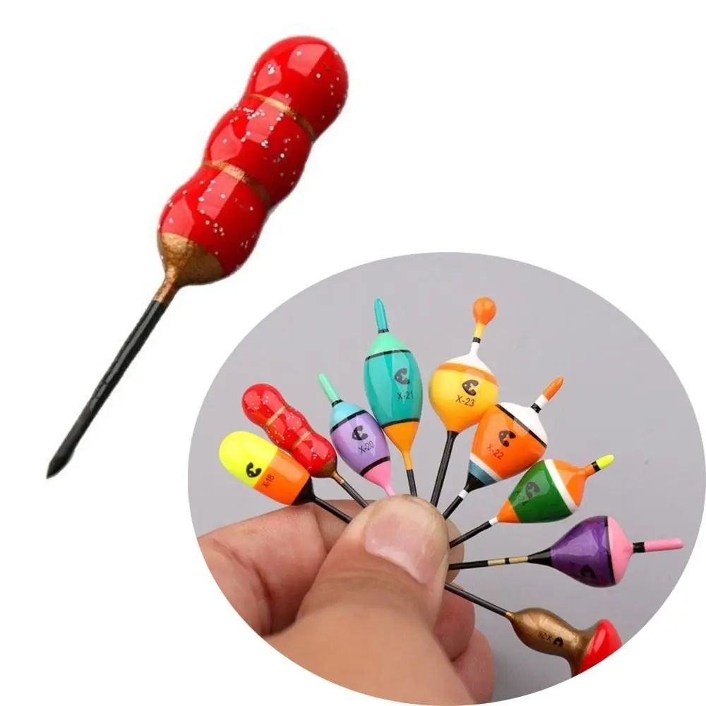 2pcs Mini Fishing Floats Workmanship Superfine Freshwater Floaters Dual-purpose Rock Fishing Fishing Tackle