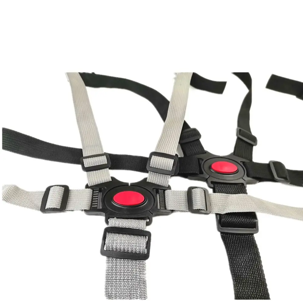Nylon Children Kid Pushchair Pram Buggy 5 Point Harness High Chair Seat Belts For Stroller Safe Belt