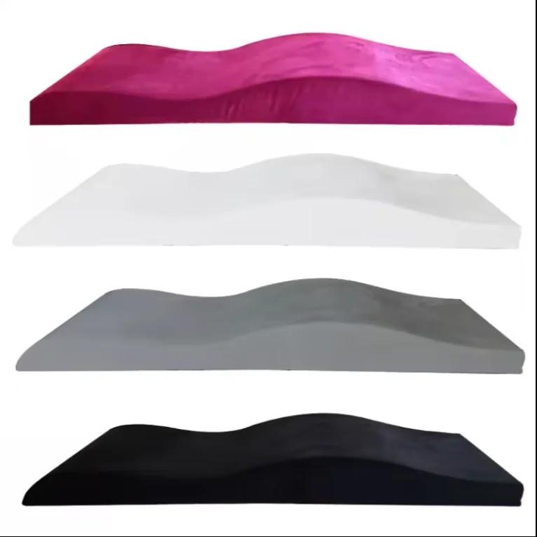 Contoured Wave Massage Bed Pad High Density Foam Mattress Topper for Salon Home Use