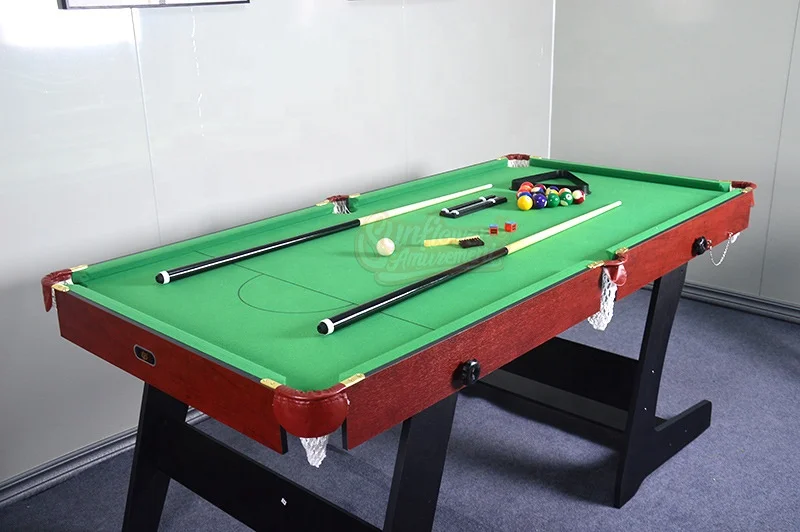 Factory Direct Sales Indoor Home Use Billiard Snooker 6Ft Folding Portable Pool Table snooker table