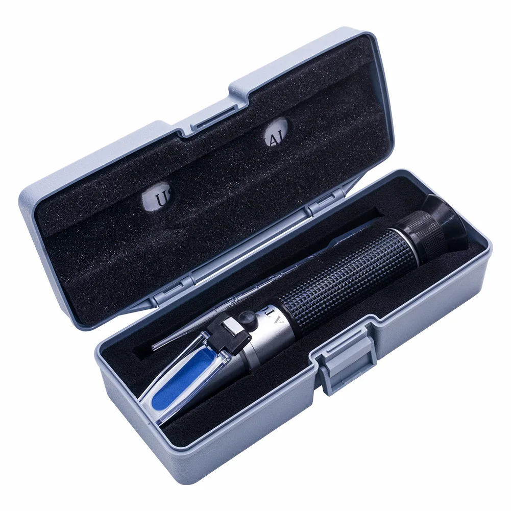 Portable Refractometer Brix Sugar 0-32% Tester RHB-32ATC With Box