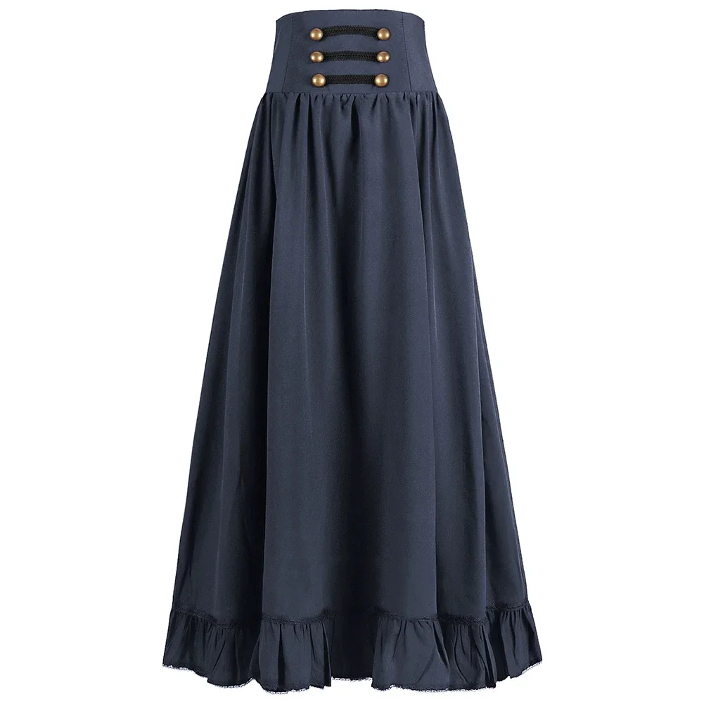 2XL Steampunk Skirt Ankle Length Victorian Skirt Ankle Length Ankle-Length Skirt Brand New Condition Casual Style
