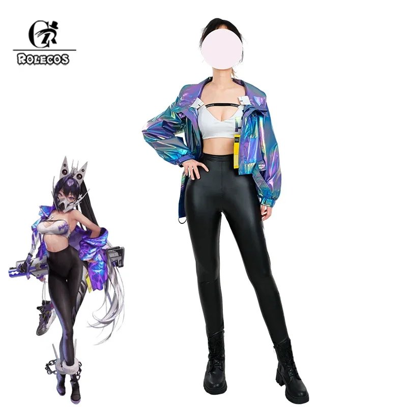 

ROLECOS NIKKE Goddess of Victory Sin Cosplay Costume Women Teacher Marciana Uniform Halloween Carnival Suit