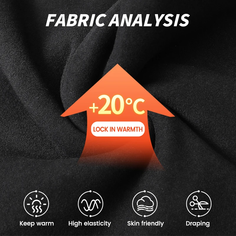 Double Layer Dralon Winter Neck Warmer Solid Color Thermal Fleece Lined Snood Scarf for Men Women Cold Weather Outdoor