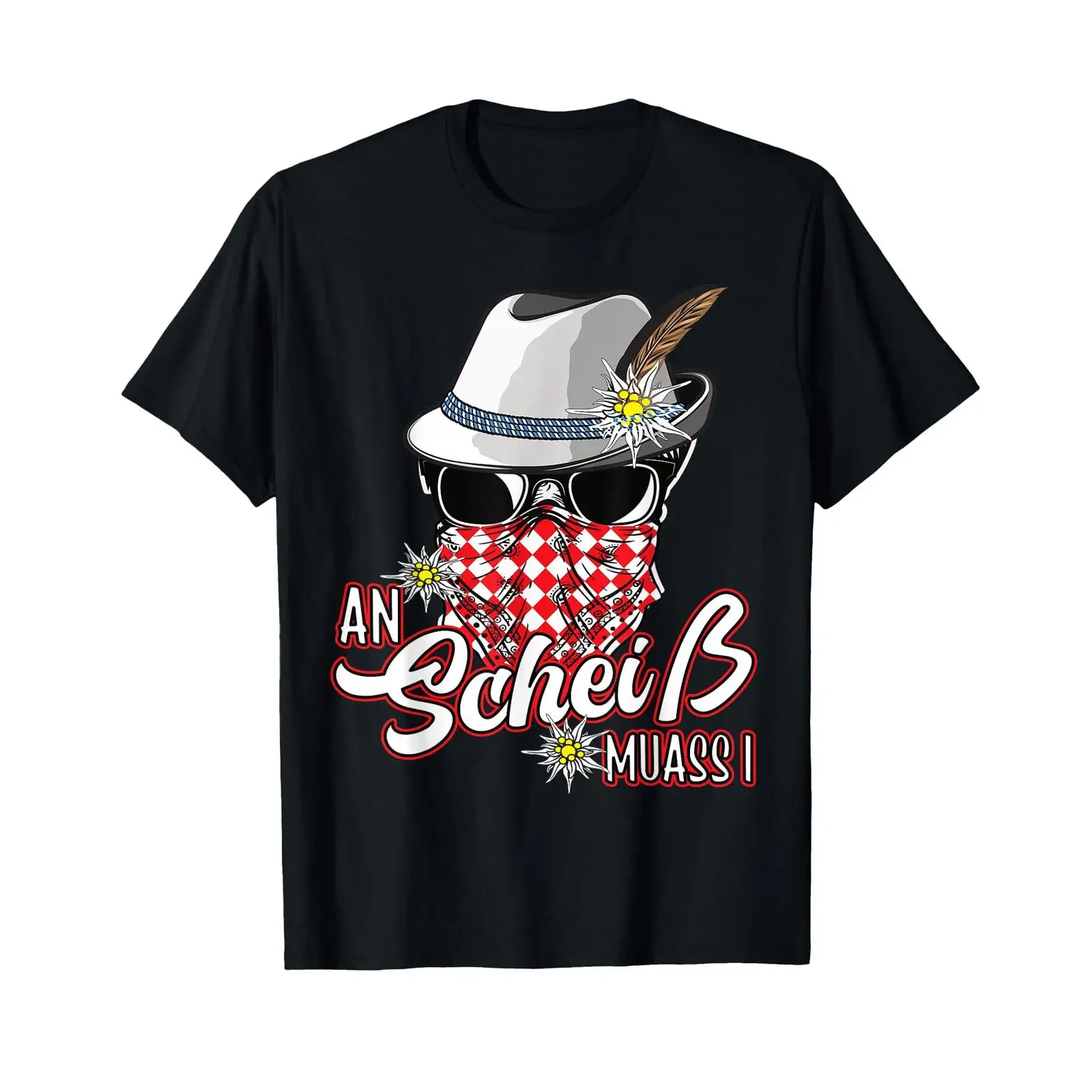 An Scheiss muas i Hirsch muass Grantln Bavarian Grantler T Shirt vintage Washed Stretched fashion graphic Slightly Comfortable