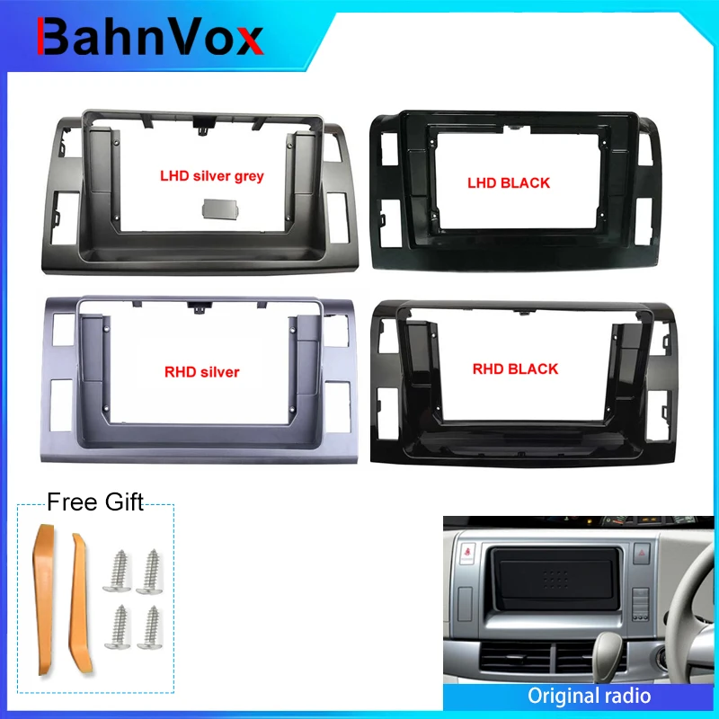 10 inch Android Car Radio frame for Toyota Previa 3 XR50 Estima Tarago 2006-2019 +2din Stereo GPS Fascia bezel Panel Adapter wir