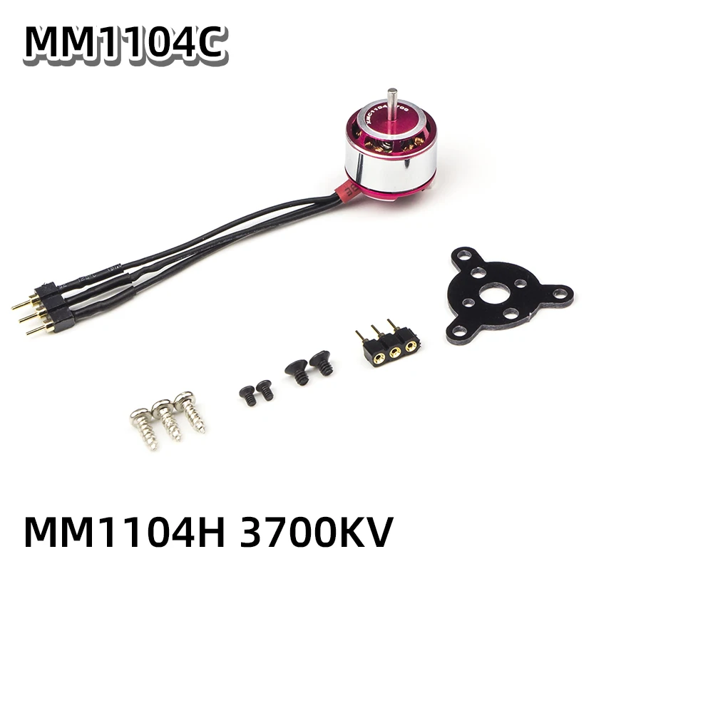 

AEORC Brushless Motor CH05M 1104H 3700KV with Air Duct Brushless Outrunner Motor for RC Aircraft Plane Airplane Multi-copter