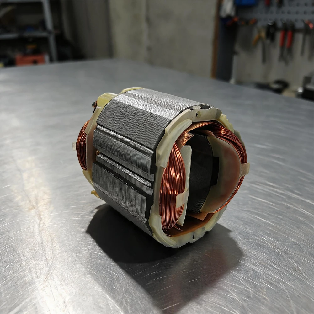 Copper Wire Electric Drill Power Tool Accessory Rotor Assembly Part Stator Coil Copper Wire Construction Enhanced Conductivity