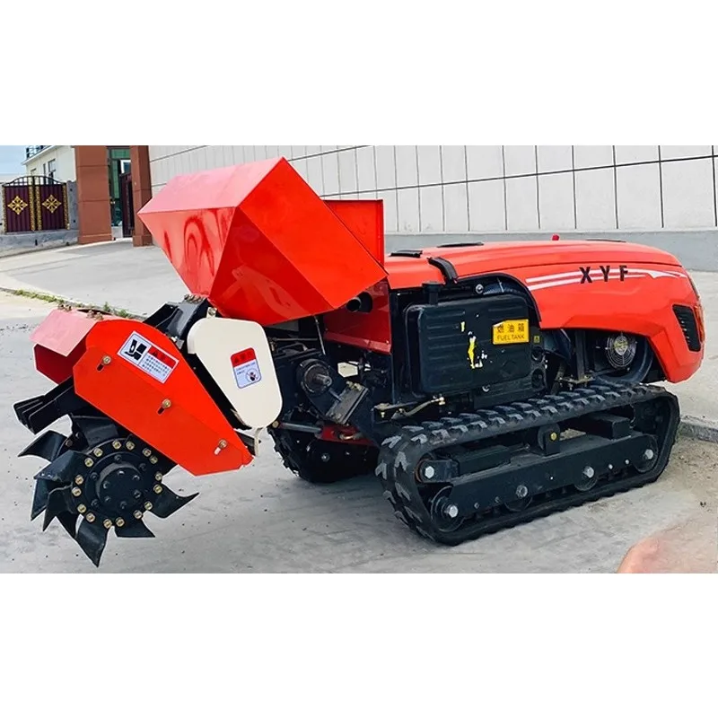 Multifunktions-Bauernhofmanagement, leistungsstarke Obstgarten-Fernbedienung, Bodenfräse, Düngung, Gewächshaus-Trenching-Maschine