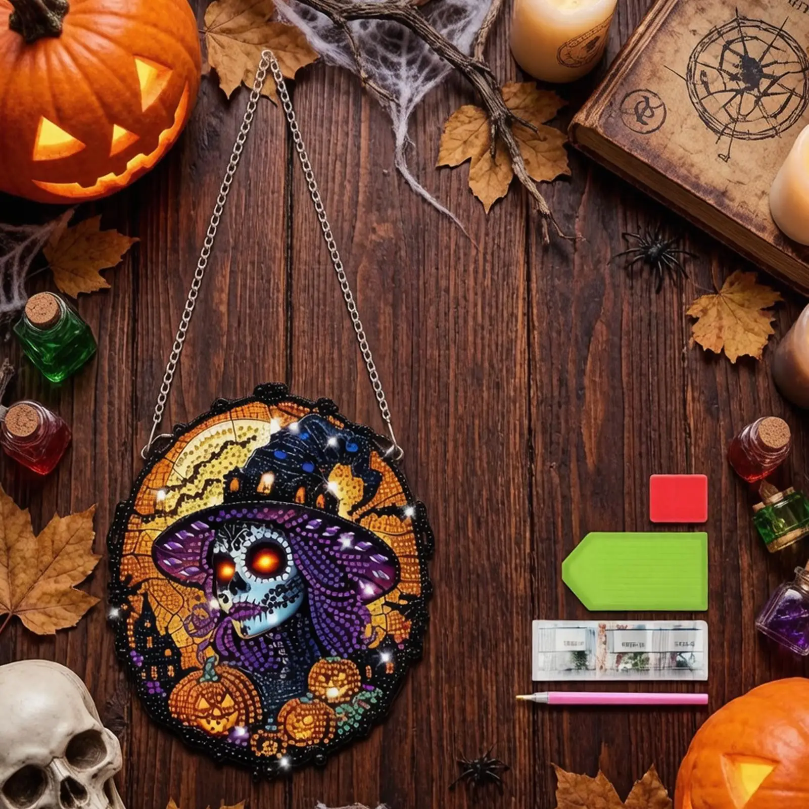 kits-de-pintura-de-gemas-de-halloween-artesanato-de-cristal-de-bruxa-de-halloween-pingente-gotico-de-pintura-de-gemas-suncatcher-ornamento-de-janela-para-a-frente-da-casa