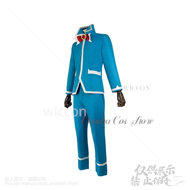 مرحبا بكم في مدرسة شيطان إيروماكون كوسبفريه سوزوكي إيروما أنيمي زي اليابانية جيراي كي الأزرق DK معطف موحد السراويل شعر مستعار مخصص