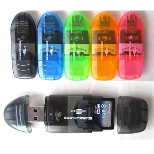 High Speed USB Memory Card Reader Writer adaptor MMC SD SDHC TF UP To 64GB