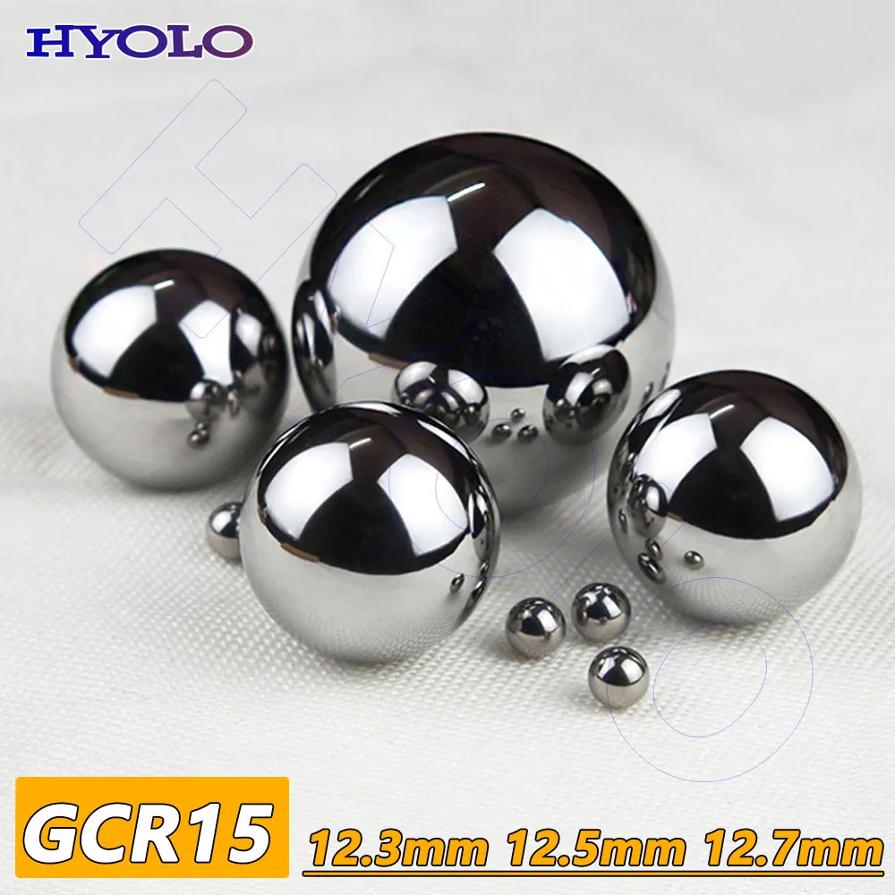 Dia 12.3mm 12.5mm 12.7mm Precision Solid Balls Bearing Steel GCR15 Smooth Round Beads