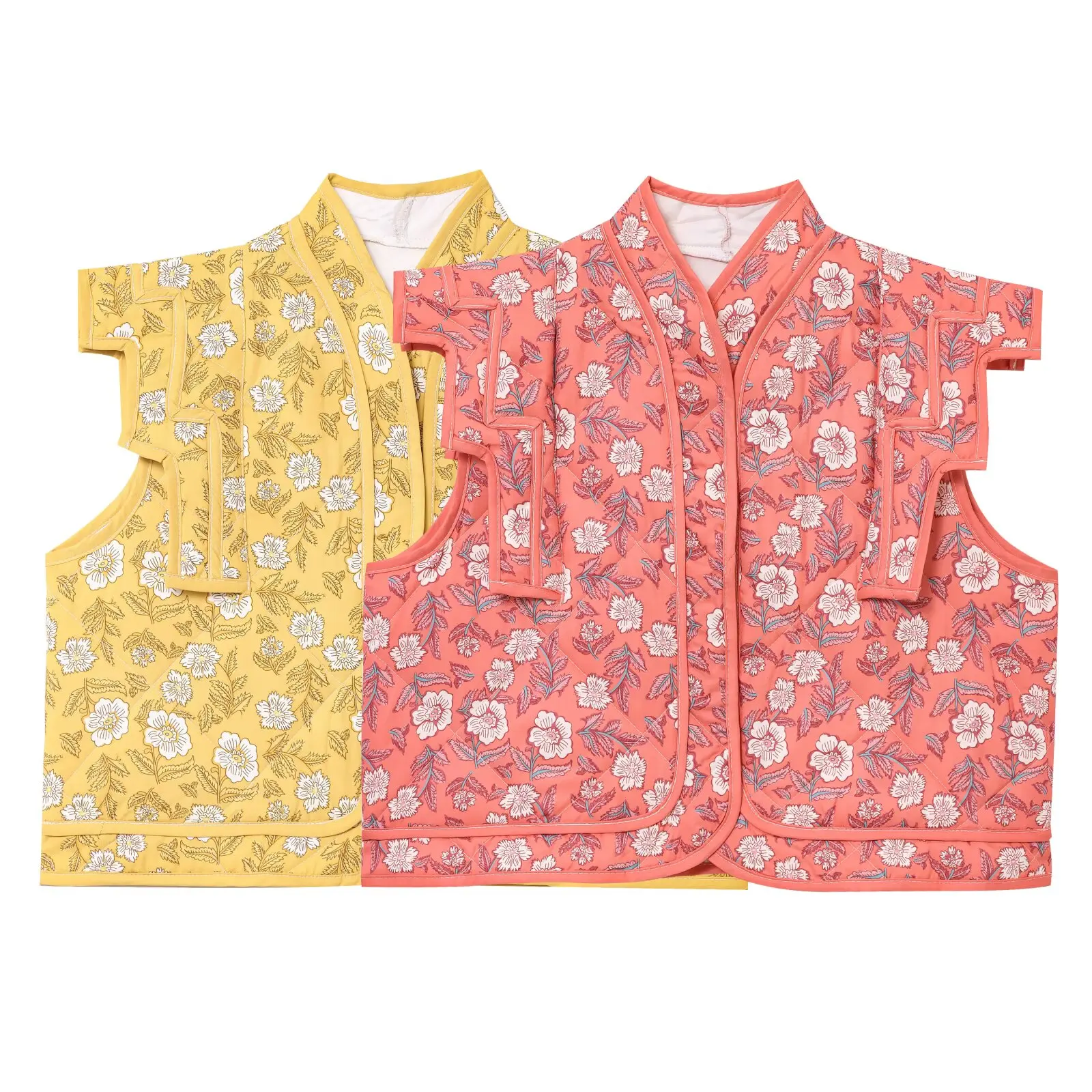 

Zevity женский милый кардиган без рукавов с цветочным принтом, стеганый жилет, куртка, женский дизайн с аппликацией, жилет, шикарные укороченные топы CT9061