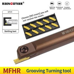 MFHR320/420 spring steel for MGMN200/300 Large range 25/140mm 16mm 20mm 25mm Inner hole end face Groove cutter Mechanical lathe
