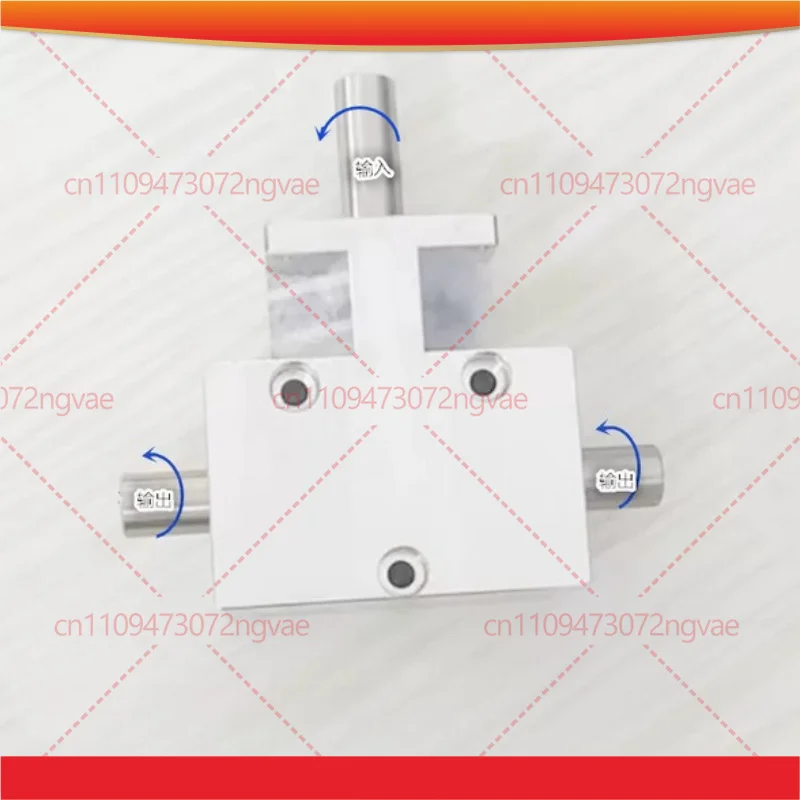 Power Tool Parts For 12mm Spiral Bevel Gear Shaft Same Direction Dual Output Shaft Differential Assembly Gearbox Accessories