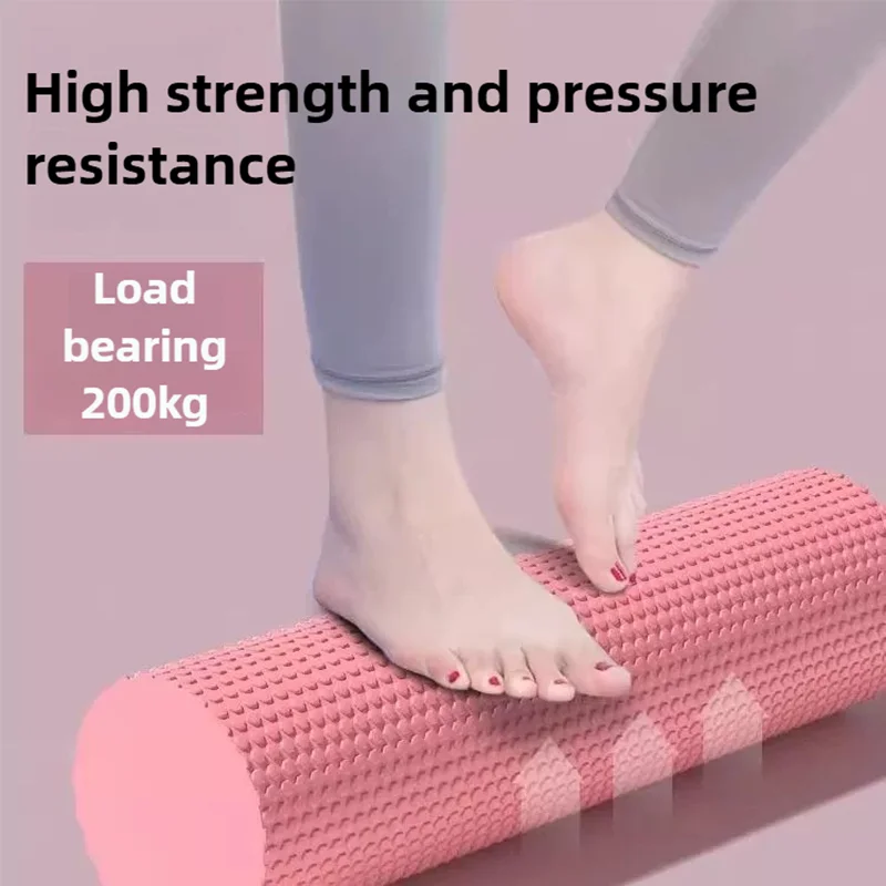 Rodillo de Yoga redondo, cilindro de espuma EVA, rodillo Hexagonal para ejercicio de Pilates, entrenamientos en casa mejorados, diámetro 9,5 cm de longitud 29,7 cm