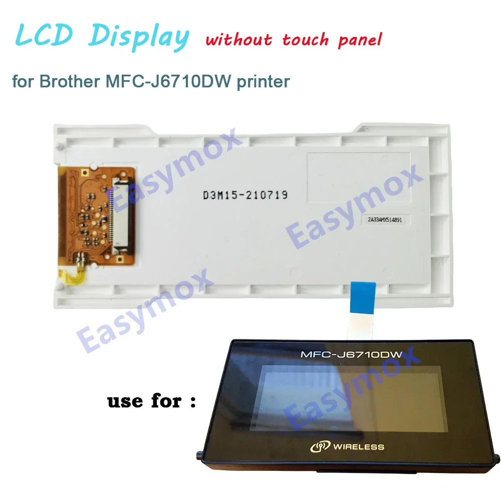 

3.3" LCD Display COM33T3M15QLX for Wirelss Brother MFC-J6710DW Printer Screen Repairment