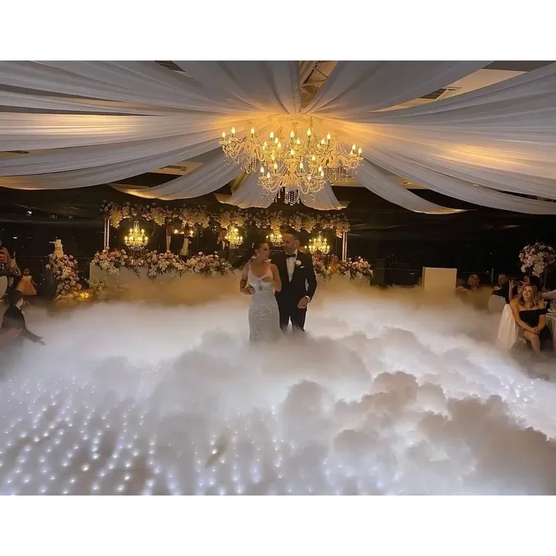 20263500W Dry Ice Machine for Low Ground Fog Smoke Effect Fogger for Stage Wedding Party Show Nightclub Bride Marriage DJ First