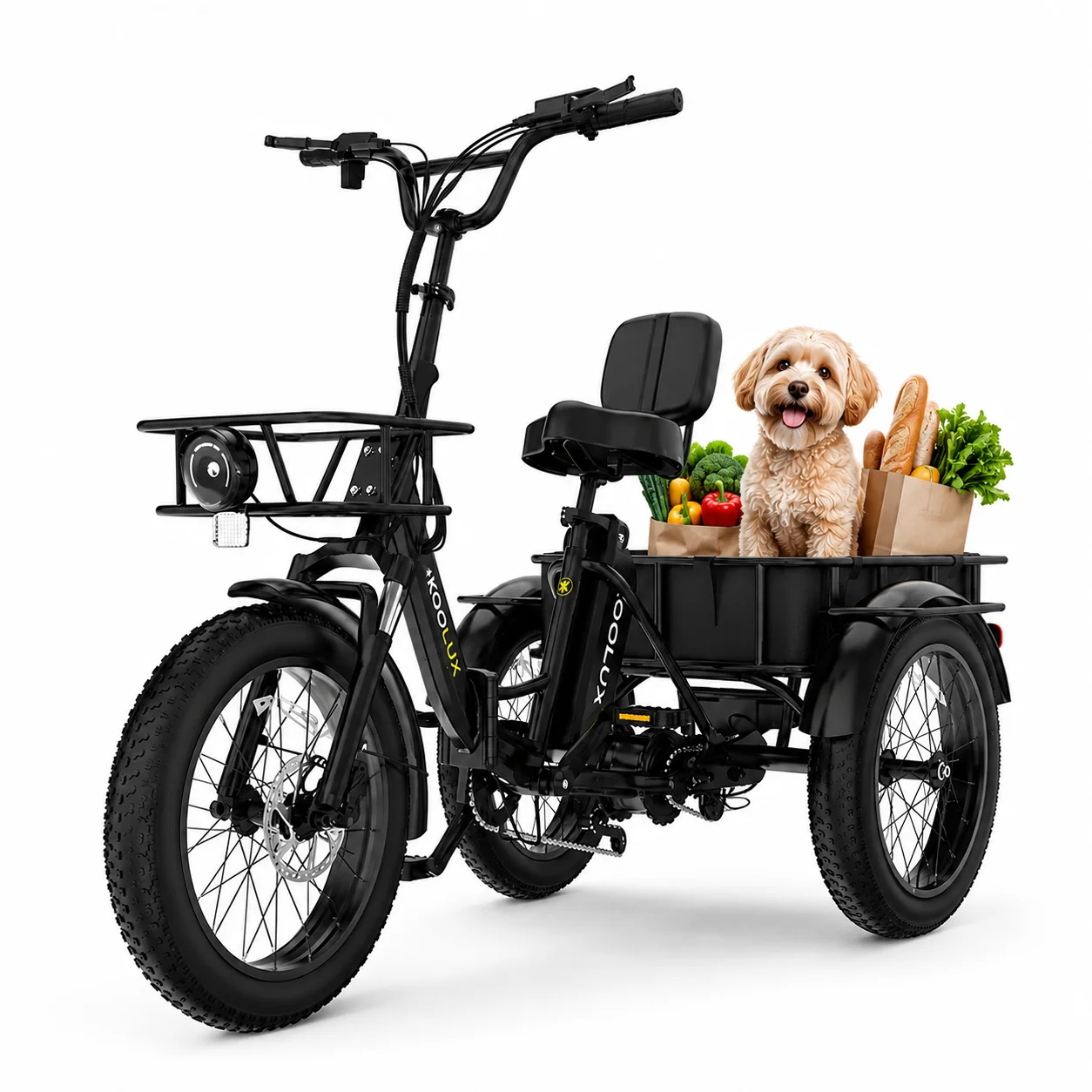 X13 Hydraulic Brake Electric Cargo Bike 60-80KM Range IP54 Waterproof Food Delivery Family Velo Cargo Electrique Bicycle