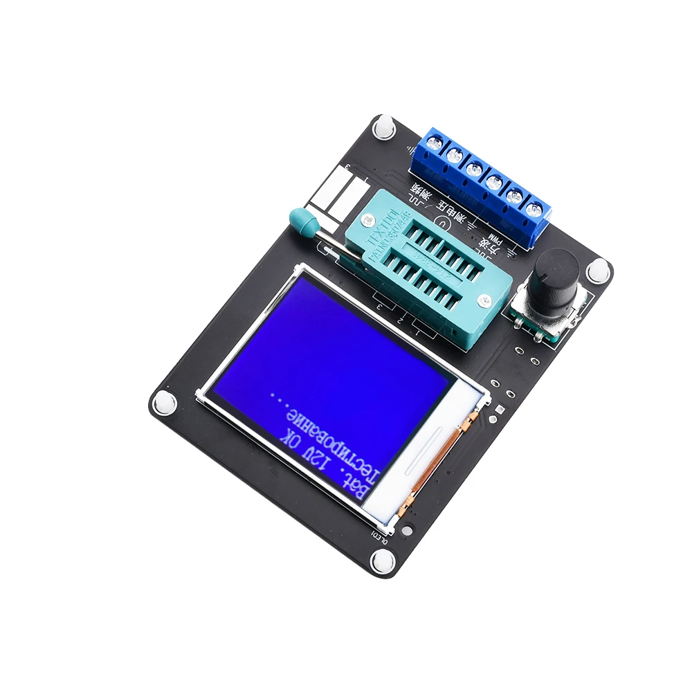 GM328A DC5V Transistor Tester Resistance Inductance Capacitance Meter ESR Meter Transistor Testing LCD Display