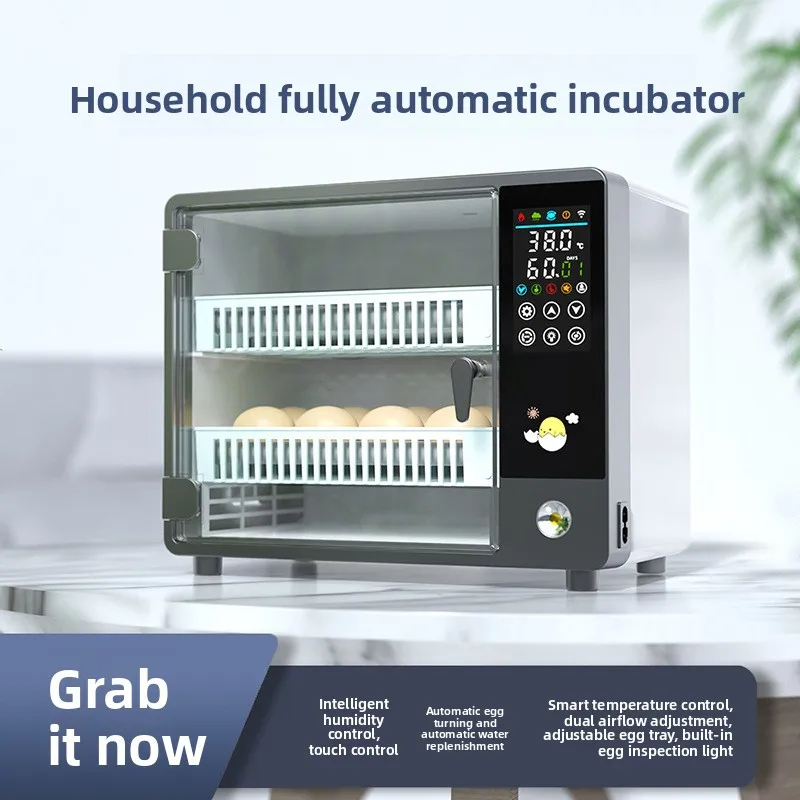 Cross-border Fully Automatic Intelligent Rectangle Incubator Breeding Farm Hatchery Chick Duck Goose Pigeon Parrot Egg Hatcher