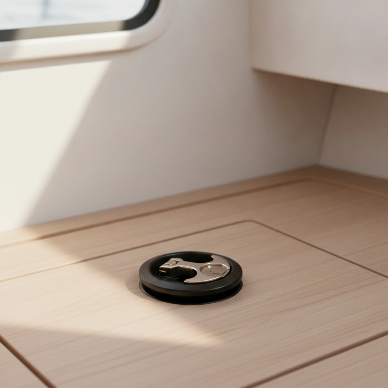 

Recessed Deck Lock Locking Floor Lock with Key Hatch Latch Sturdy Hardware Solid for Boat Owners