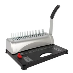 GD-15 Books Binding Machine Big Capacity Easy Operation Binding Machine Suit for A3, A4 Paper Document Plastic Binding Machine
