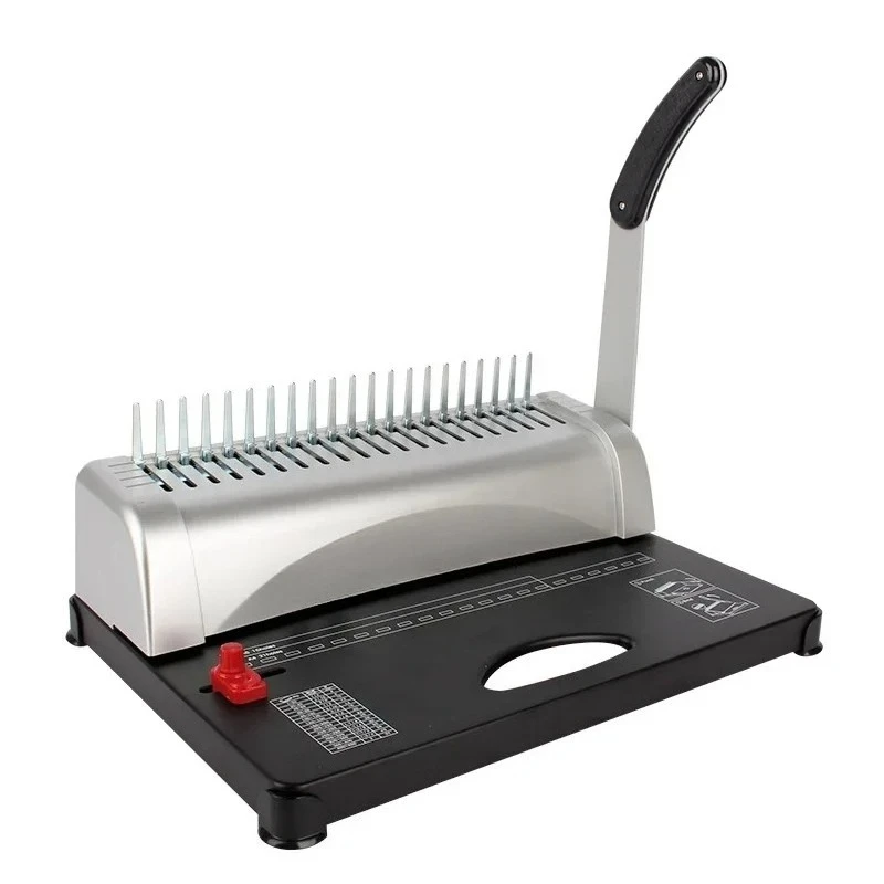 GD-15 Books Binding Machine Big Capacity Easy Operation Binding Machine Suit for A3, A4 Paper Document Plastic Binding Machine