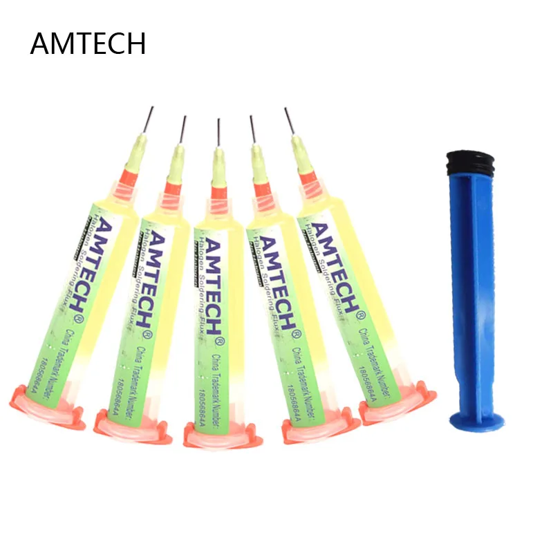 5pcs 100% Original Flux Solder paste No Clean AMTECH NC-559-ASM 10CC BGA PCB IC Reballing Soldering Paste Grease Solder Flux