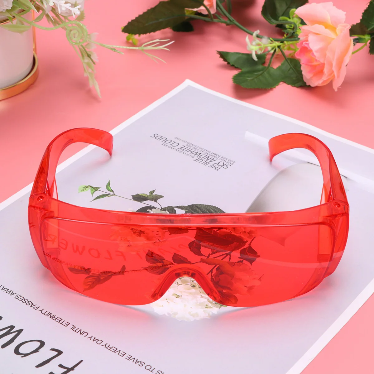 

1 Set/5pcs Multifunctional Protective Glasses Colorful Shutters Glasses Windproof Goggles Applied Protective Glasses Portable An