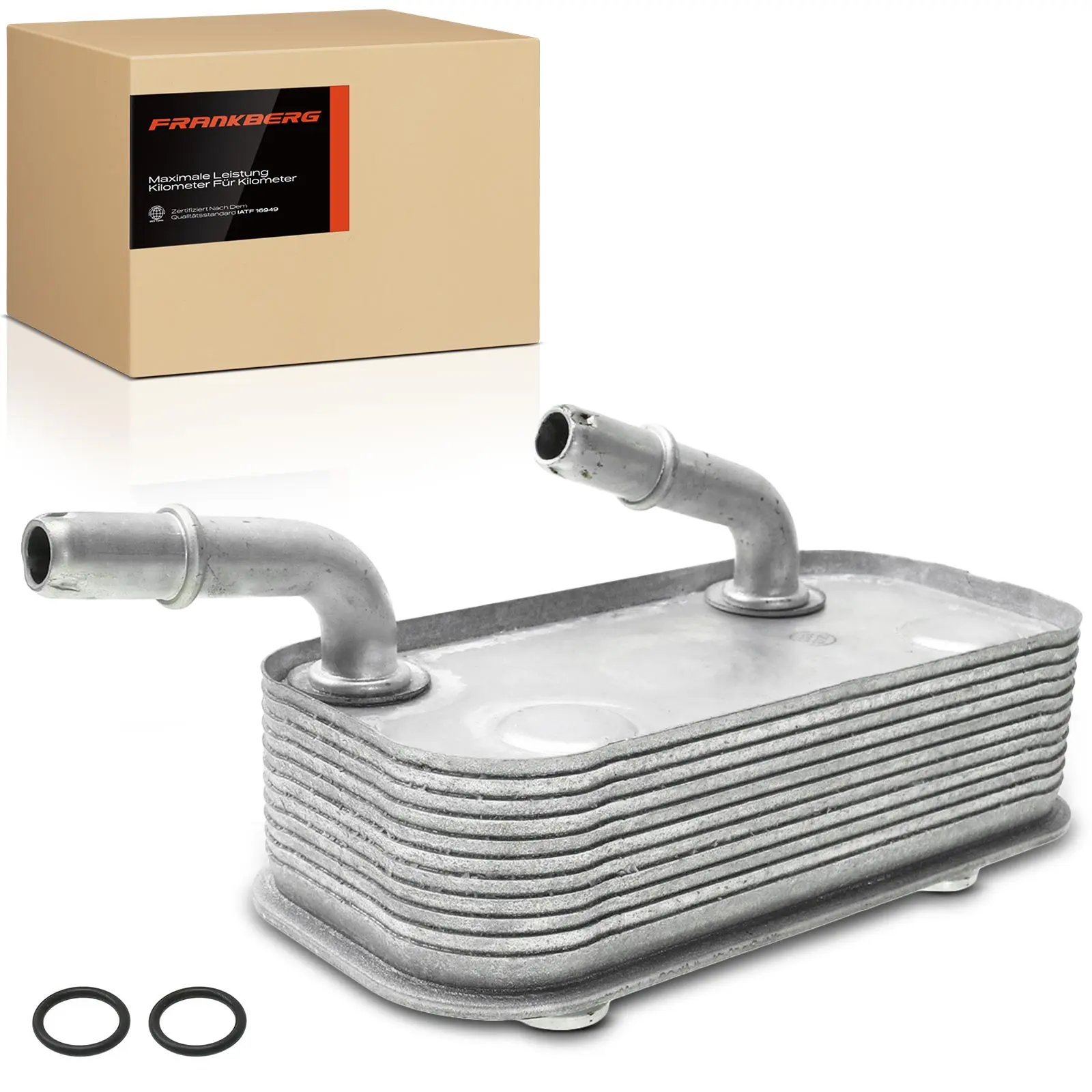 Frankberg 1x Oliekoeler motorolie voor BMW 3ER M3 E46 X3 E83 Z4 Roadster E85 17227505826 17221436258
