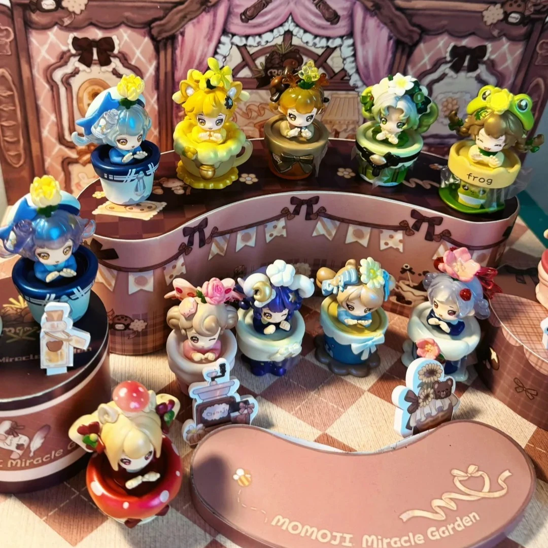 

Momo sauce miracle garden series blind box figure rubber doll fashion trendy toy collection ornament mystery box surprise gift