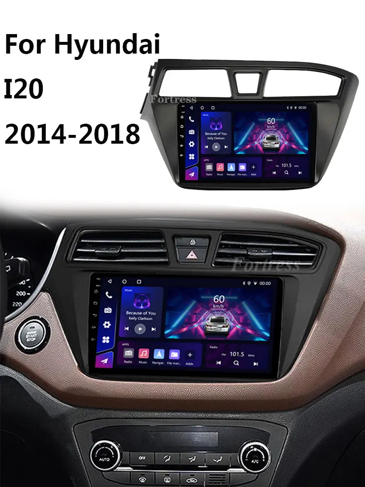 Auto radio voor Hyundai i20 2 II GB 2014 - 2018 Android 16 inch scherm Multimedia autoradio navigatie stereo videospeler Carplay Auto - afbeelding 2