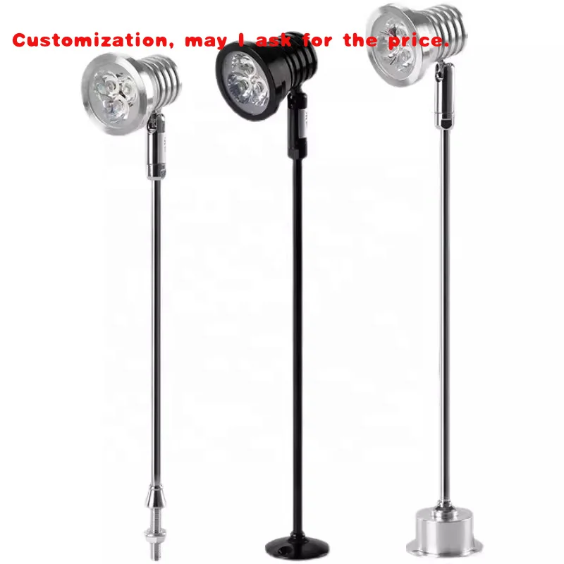 

На заказ. Заводской 1 Вт 3 Вт светодиодный счетчик, стоящий прожектор, лампа для демонстрации ювелирных изделий, часы, очки, витрина, витрина, светильники для шкафа AC22