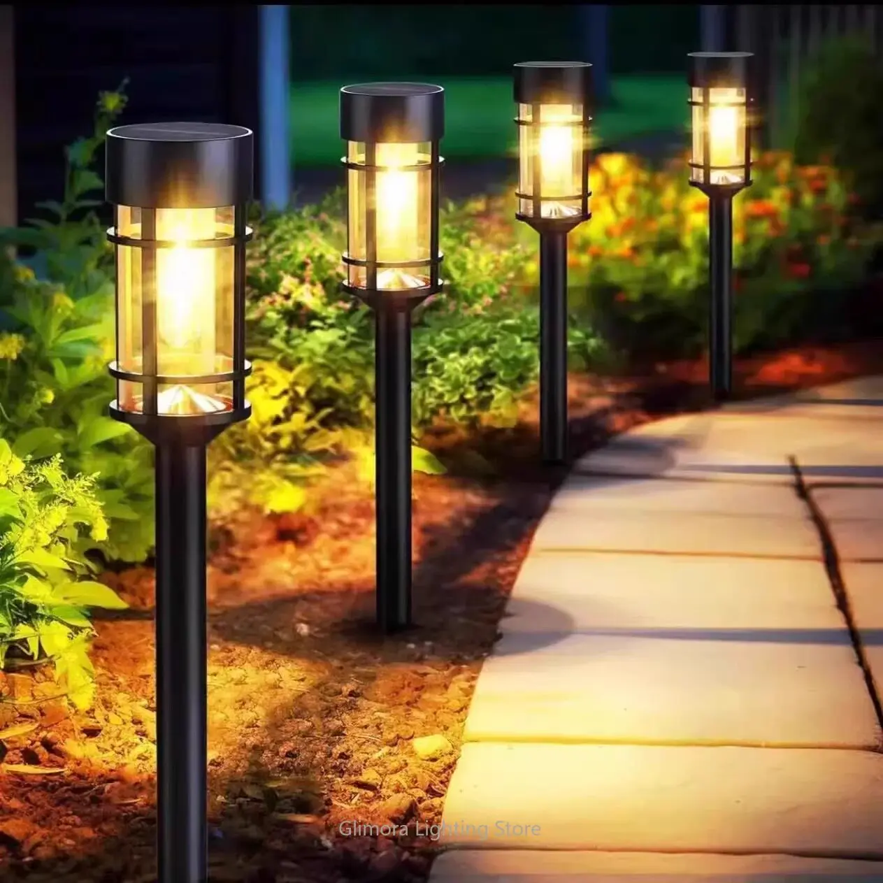 

Outdoor Waterproof Solar Lawn Lamp for Garden Courtyard, Landscape Ground Insert Light for Pathway, Stake Light for Villa Patio