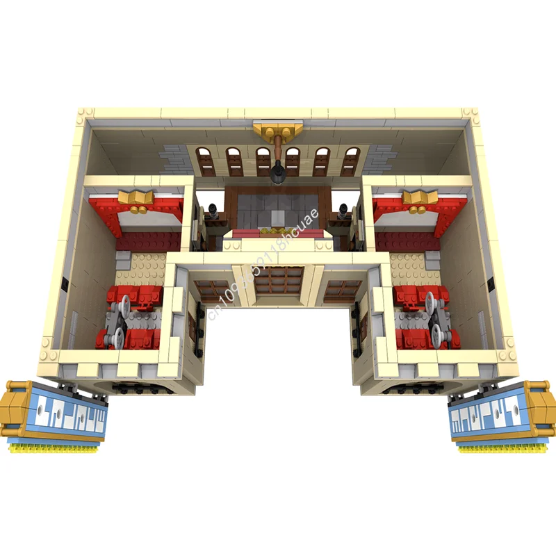 3486 قطعة MOC قصر السينما الصينية وحدات نموذج اللبنات العمارة التعليم الإبداعي الطوب هدية الكريسماس لعب الاطفال #2