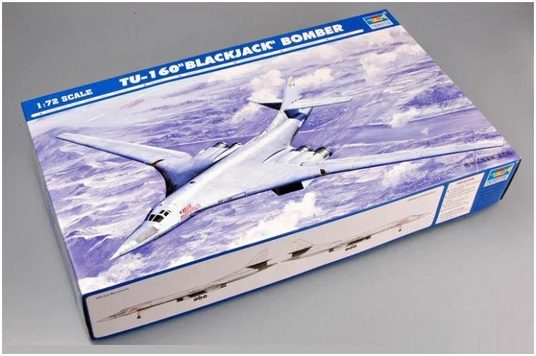 Trumpeter Assembled Aircraft Model Kit 01620 Russian Tu-160 "Blackjack"  Strategic Bomber 1/72 Scale