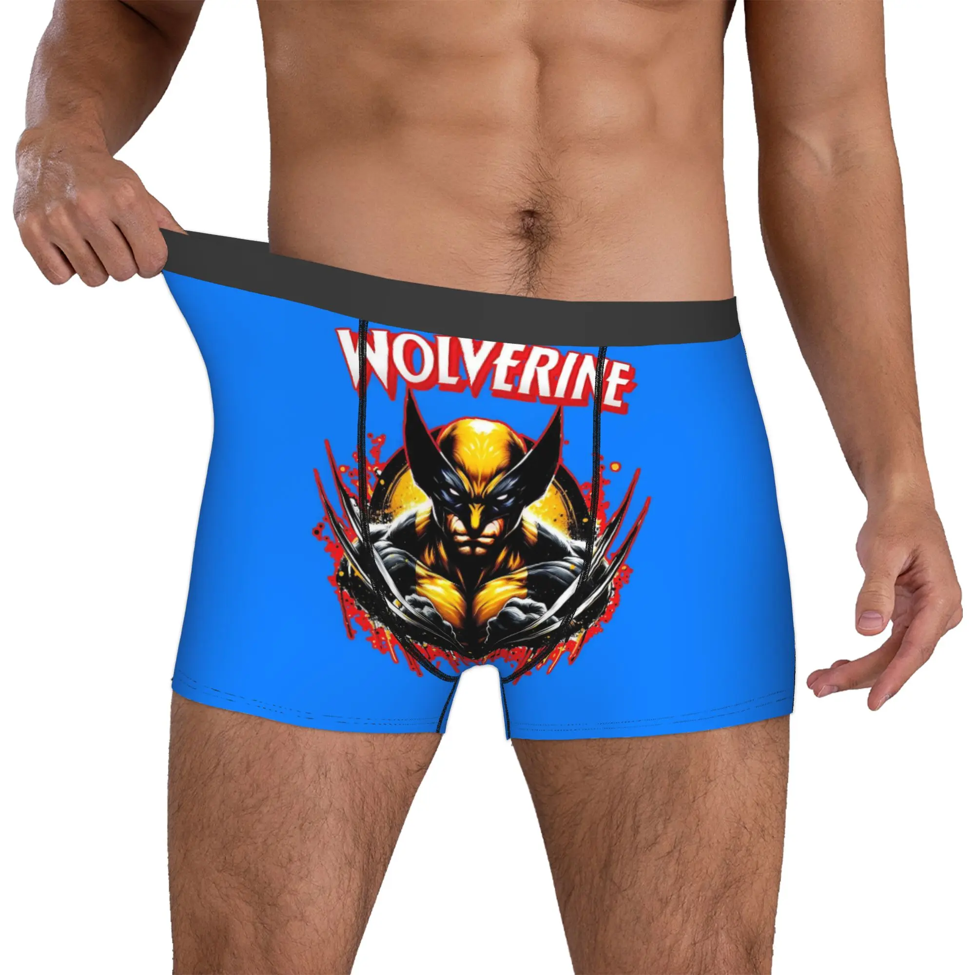 

Custom W-Wolverines Boxers Shorts Mens Steel Claw Briefs Underwear Cool Underpants