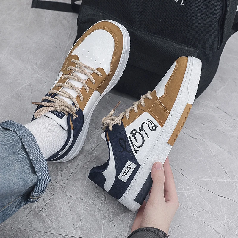 Lässige Herren-Sneaker, bequeme Tennisschuhe, vielseitige Farbkombinationen für Reisen_voghion.com