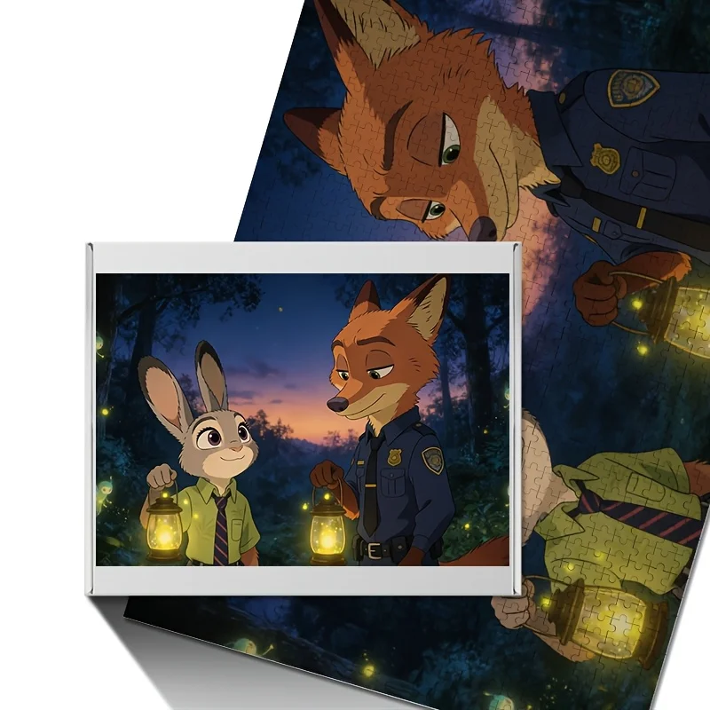 1000 ชิ้น จิ๊กซอว์โปสเตอร์ดิสนีย์ ซูโทเปีย จูดี้ ฮอปส์ และ นิค ไวลด์ |   ความยากสูง ของตกแต่งบ้าน เหมาะสำหรับวันเกิดและเป็นของขวัญ