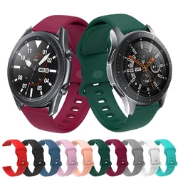 20mm 22mm Sports Strap For Samsung Galaxy Watch 3 41mm 45mm Silicone Band For Galaxy 42mm 46mm/Active2/Gear S3 S2/Sport Bracelet
