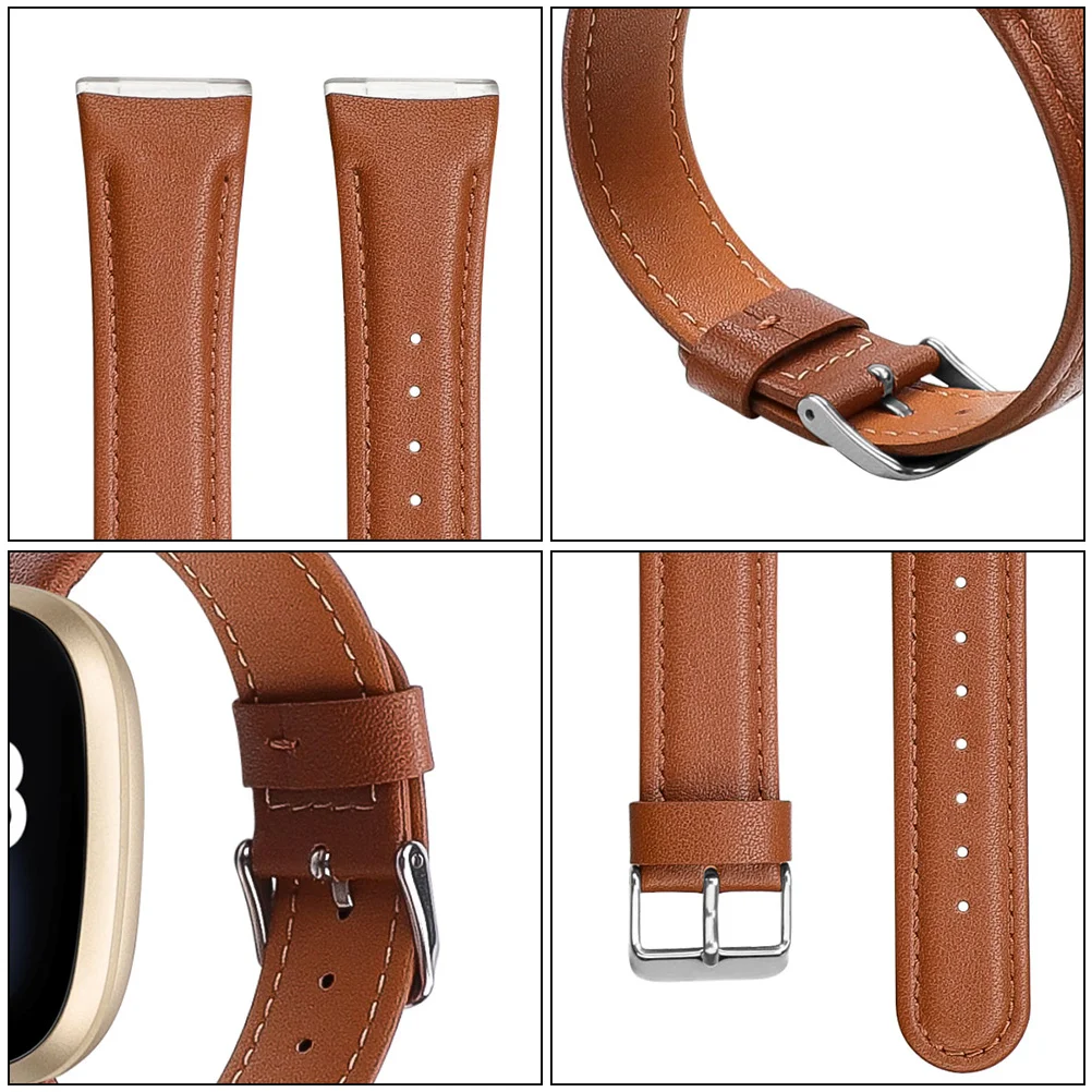 

Versa3 Strap Lightweight Watchband Replacement Smart Compatible Bracelet Cowhide for