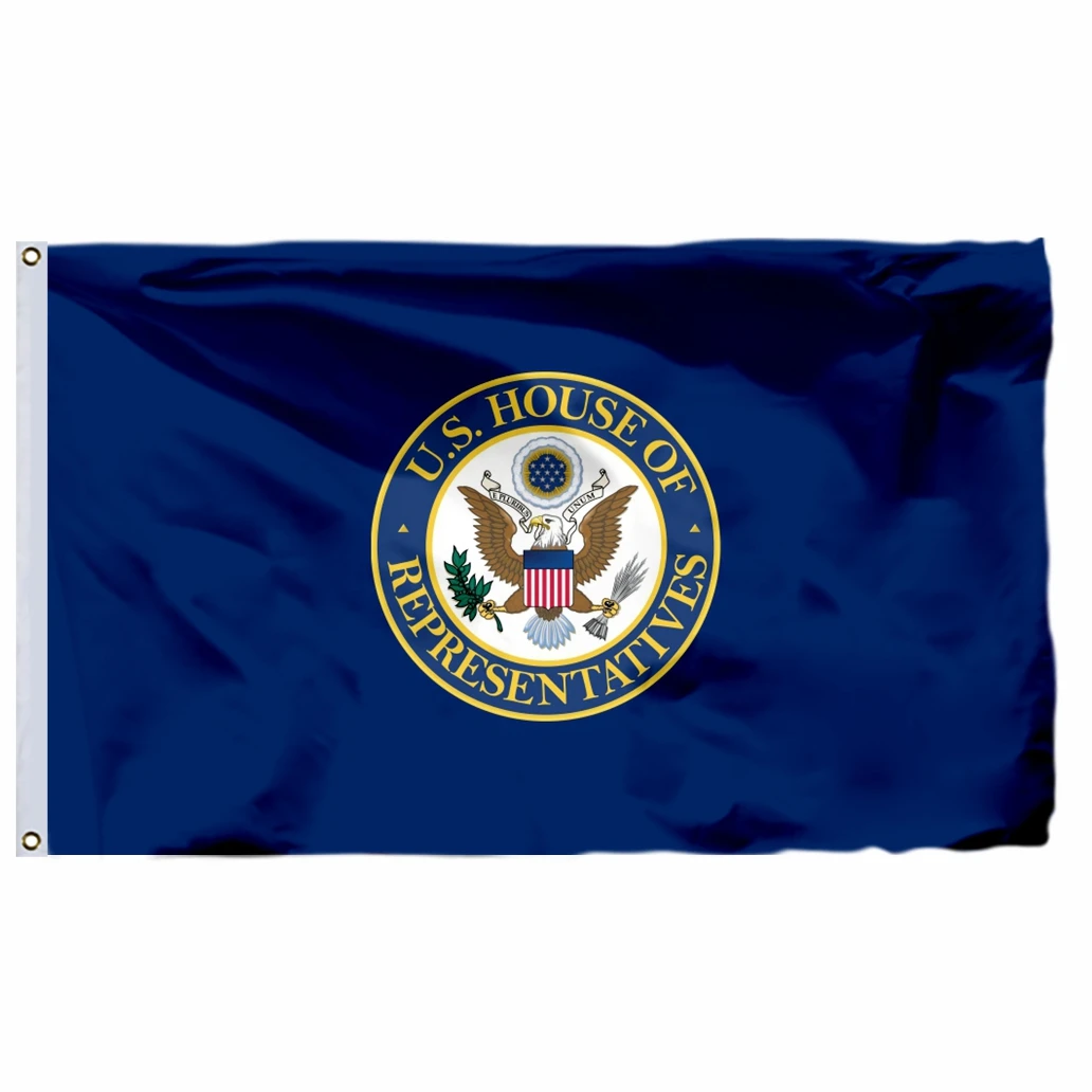 US United States House Representatives Flag 3ft X 5ft Polyester NGA Banner Flying 90x150cm Custom Flag Outdoor 21x14cm