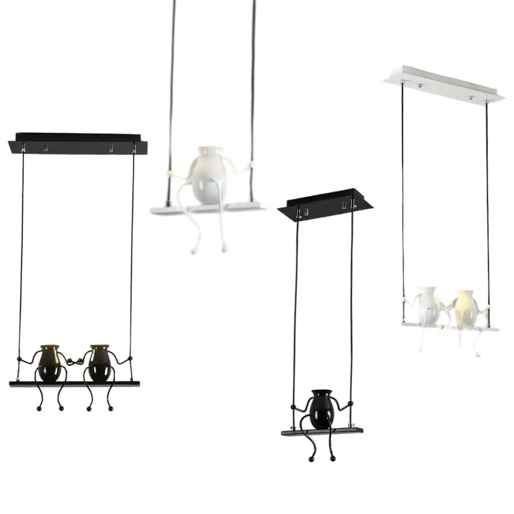 Ceiling Pendant Light Chandelier Lighting Fixtures Metal Housewarming Bedroom Study Loft Lamp