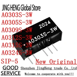 1PCS A0303S-3W A0305S-3W A0309S-3W A0312S-3W A0315S-3W A0324S-3W R3 3.3V TURN 3.3V 5V 9V 12V 24V SIP-5 3W Isolated power module