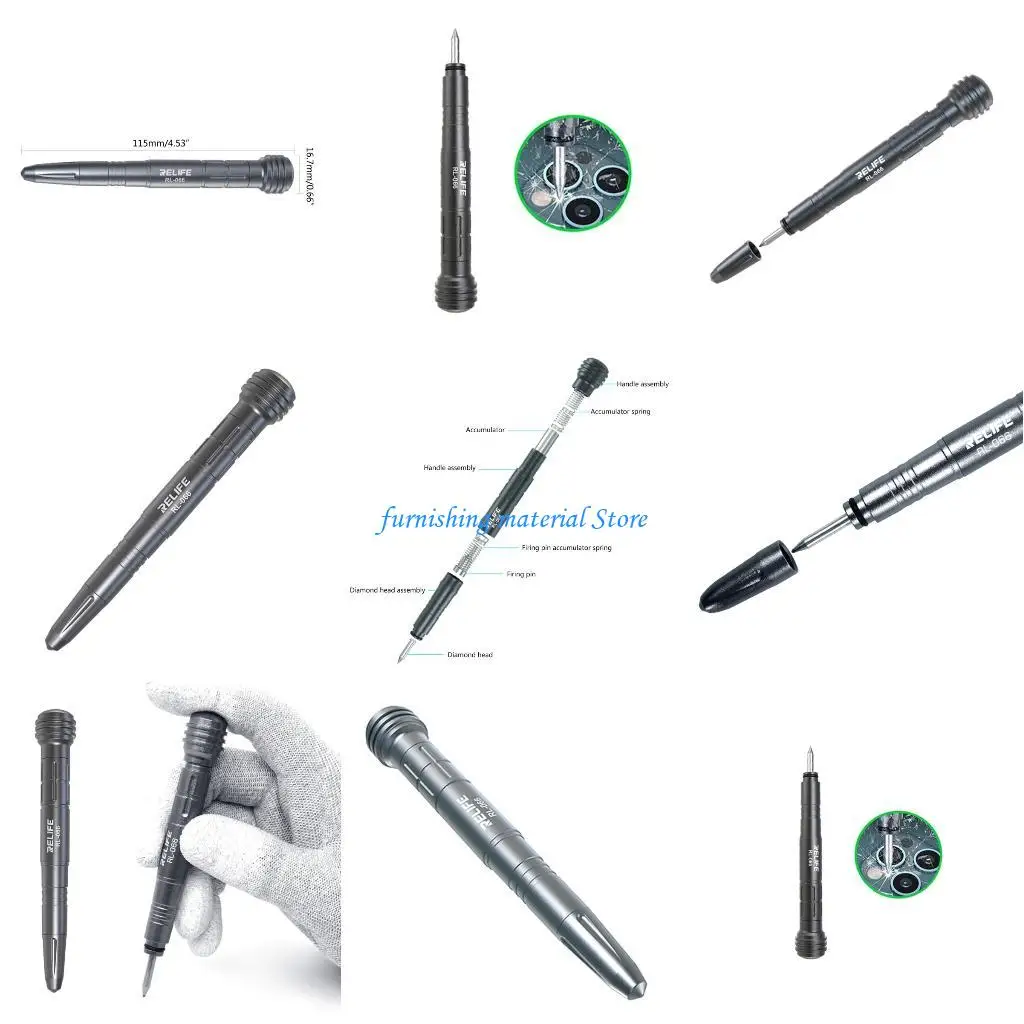 

Y5GD Blasting Demolishing Pen for Phone Rear Housing Glass Break Demolishing Pen